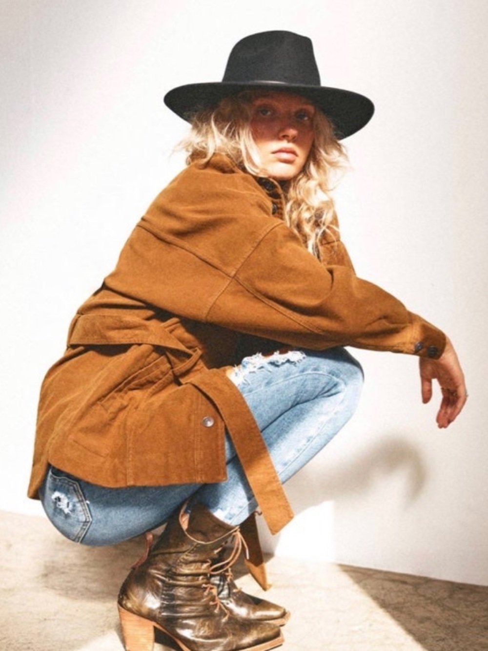 FREE PEOPLE Clyde Shirt Jacket NWT Size Medium Moss Green Oversized Utility
